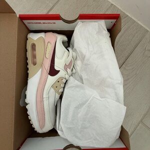 Nike Air Max 90 Kids Size 3.5Y Phantom Dark Team Red New In Box